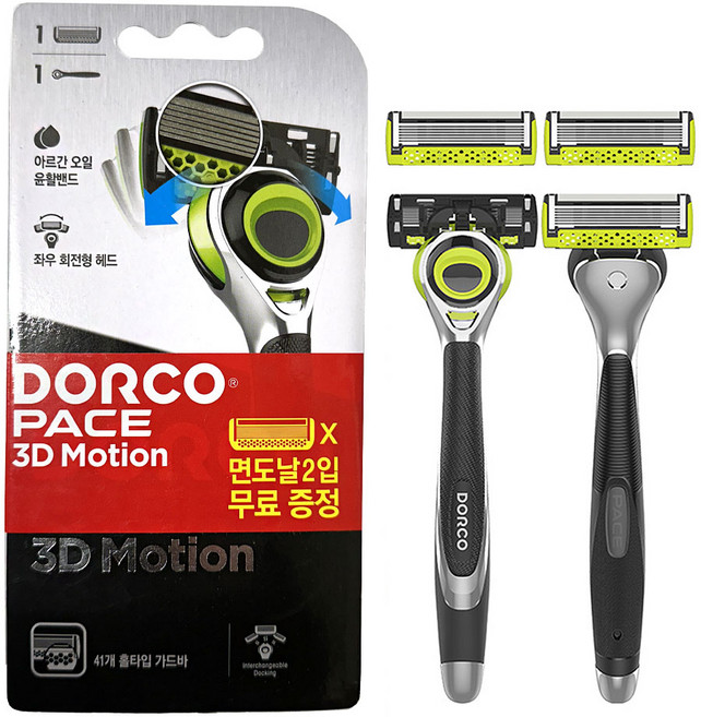 도루코 도루코 페이스 3D모션 면도기, 1개입, 1개