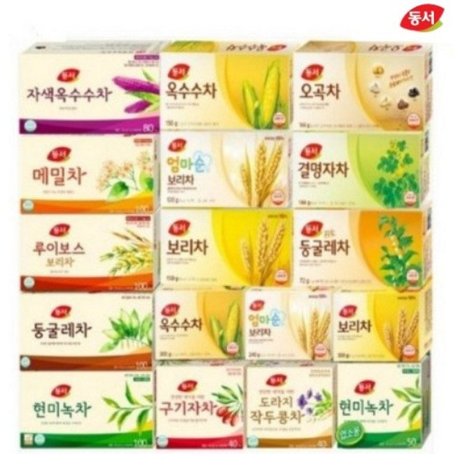 동서식품 동서 티백차 15종 모음 건강차 침출차 국산차 전통차, 25개, 1.2g
