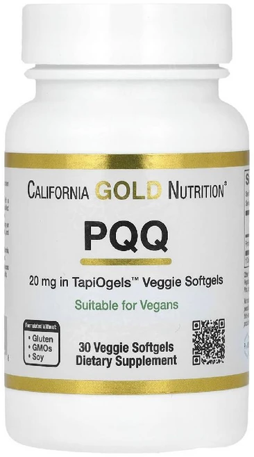 CGN PQQ 20mg 식물성 소프트젤 30정 미토콘드리아 글루텐프리, 1개 - 쿠팡