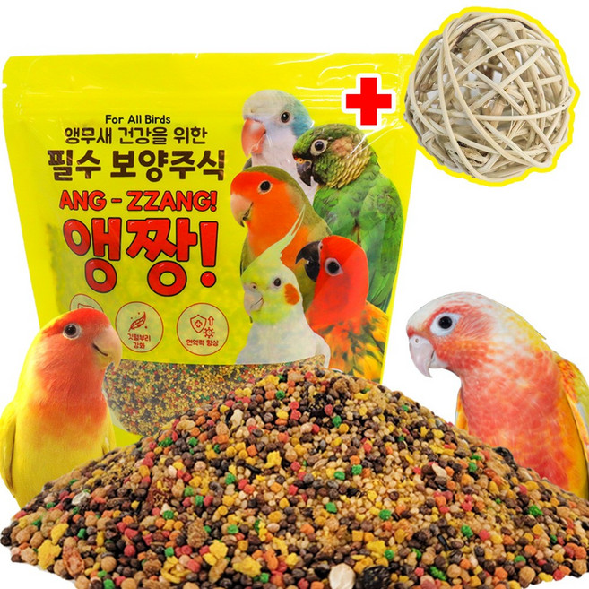 앵무새 필수 보양식 앵짱 (50g/100g/500g/1kg), 1kg, 1개