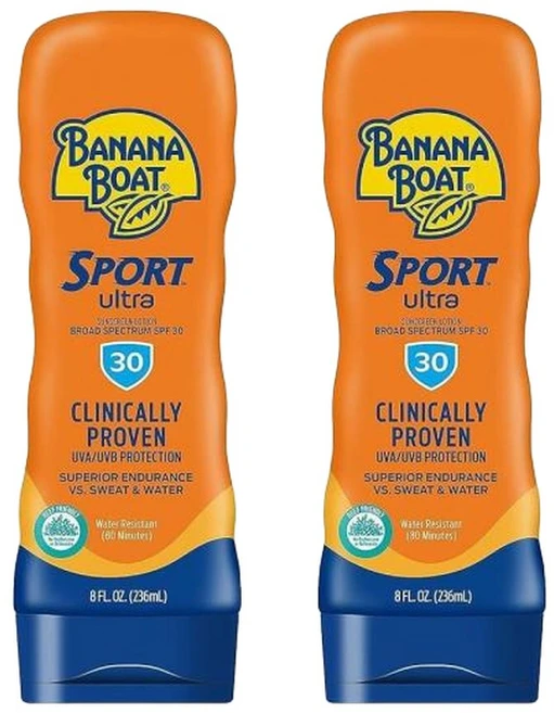 바나나보트 스포츠 울트라 SPF30+선크림 236ml 2팩 - 쿠팡