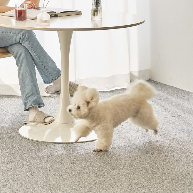 코지블럭 흡착 강아지매트 PET+ 고양이 매트, 10개, 스톤 그레이