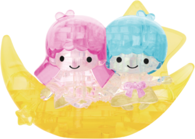 크리스탈 퍼즐 리틀트윈스타 산리오 캐릭터 51피스 3D 입체 두뇌 집중력 피규어 장식용, 1개, 1개