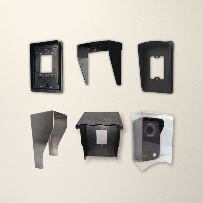 코콤 코맥스 현대 직방 햇빛 빗물 방수 레인 커버 케이스 현관 초인종 선바이저 썬바이저 모음, 스틸 커버