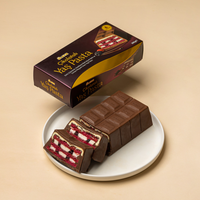 [정품 직수입] 터키 벽돌케이크 레드벨벳 초콜릿 Ulker Yas Pasta, 1개, 395g