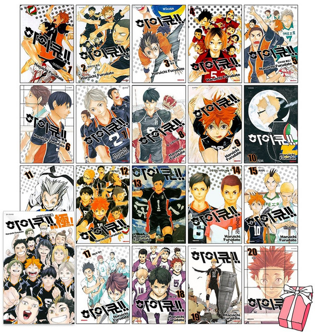 하이큐!! 1~45 + 가이드북 전46권 세트, 대원씨아이