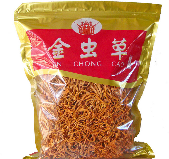 티베트 야생 충초화 금충초 동충하초 균, 2개, 500g