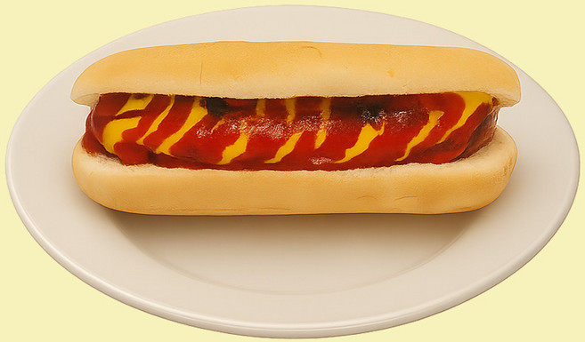미국식 핫도그 렐리쉬 핫도그, 1개, 135g
