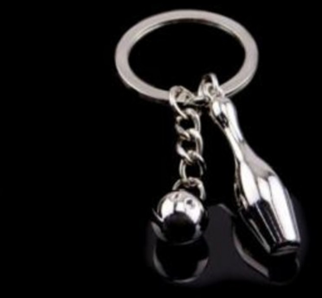 핀헌터 볼링 메탈 키링 가방고리