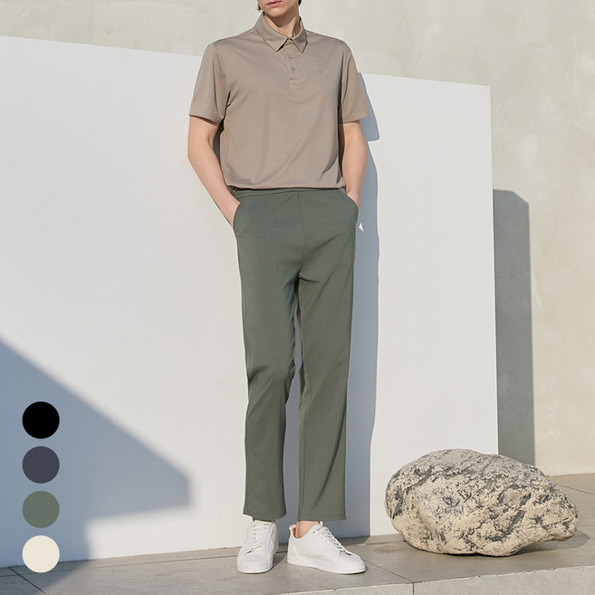 에버라스트 남자 밴딩 팬츠 링클프리 슬랙스