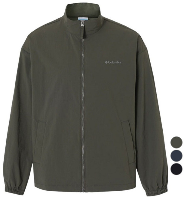 컬럼비아 남녀공용 유니 풀 집업 우븐 바람막이 자켓 C62-YUD301