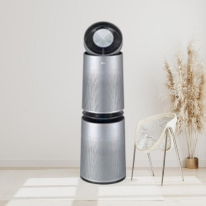 LG 퓨리케어 360도 공기청정기 펫 플러스 뉴메탈 샤인 AS281DNPA