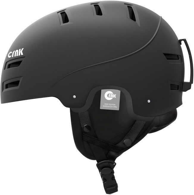 크랭크 SASQUATCH 스노우보드헬멧, Black, 1개