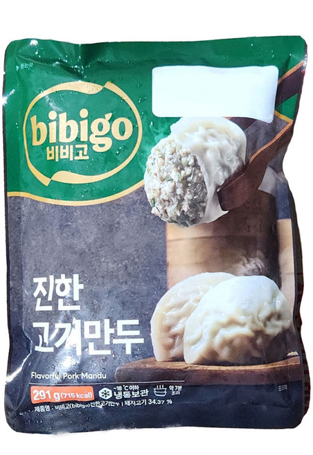 비비고/진한고기만두, 291g, 8개