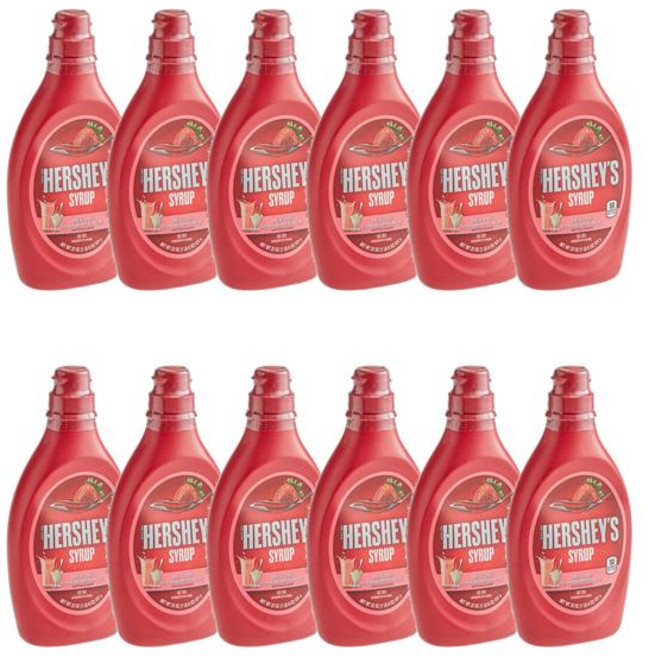 허쉬 딸기 시럽 623g 12개 미국직구 카페소스, 8세트, 7.5kg