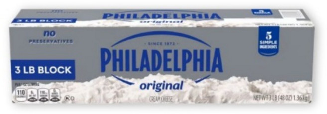 필라델피아 크림치즈 1.36kg, 1개
