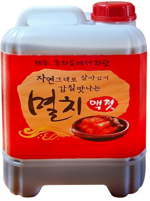 100% 국산 강경 멸치액젓 김치 액젓 국내산 김장용, 1개, 5kg