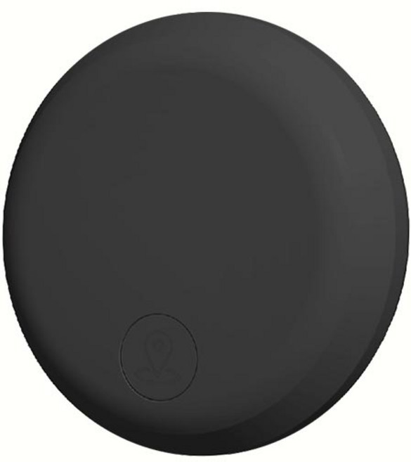 AIVK GPS定位器 Find Tag 追蹤器 防丟器, 黑色【台灣芯片】+送皮套,蘋果專用版, 1個