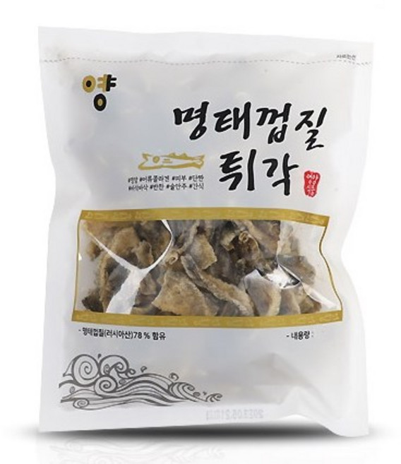 영양 명태껍질튀각 1kg 황태껍질튀각 밥반찬 술안주, 1개