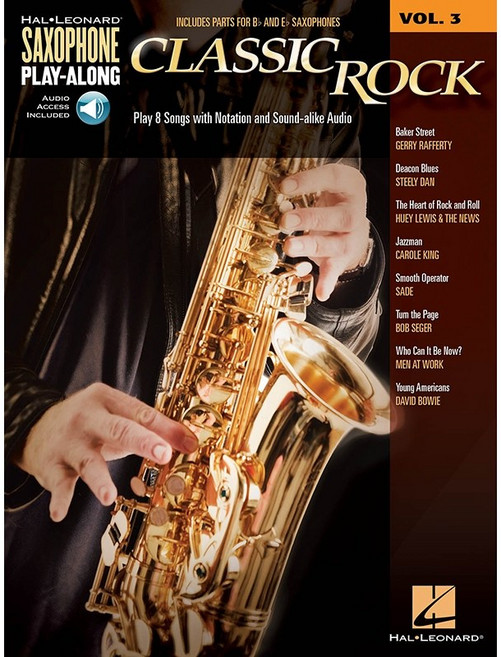 Classic Rock (Saxophone Play-Along) 고전 록 색소폰 악보집 (온라인 음원 포함) Hal Leonard 할 레오나드