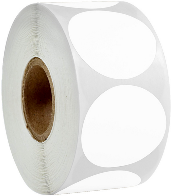 9종 특대형 원형 스티커 5cm 500매 라벨 메모 다꾸, 1개, S577 화이트5cm 500매