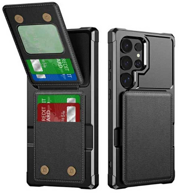 갤럭시 S24 S24플러스 S24울트라 카드 수납형 가죽케이스