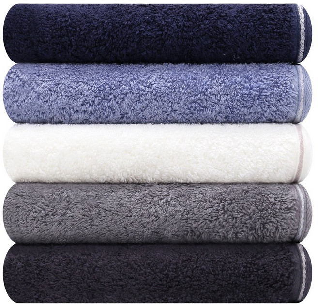 송월타올 솔리드 뱀부얀혼방사 호텔 수건 돌잔치 답례품, 1개, 색상랜덤