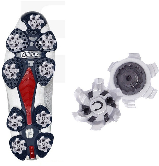 골프화징교체 미끄럼방지 골프슈즈 토네이도 스파이크 나사징 10p 세트, 1개