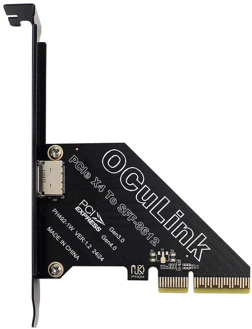 1PC PCIe-SFF 8611, 01 CHINA