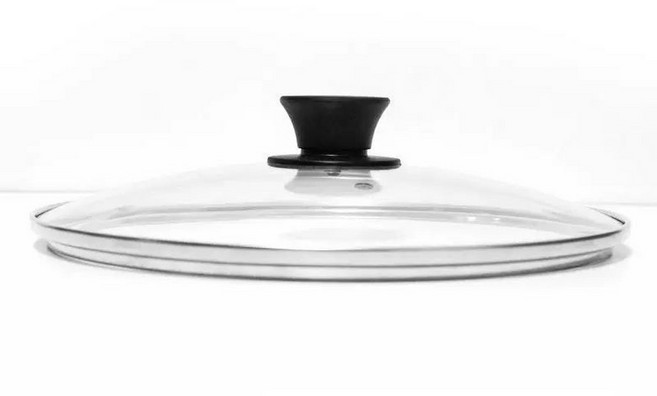 14-30cm 강화 유리 뚜껑 14-38CM 조리기구, 1개, 기본 색상