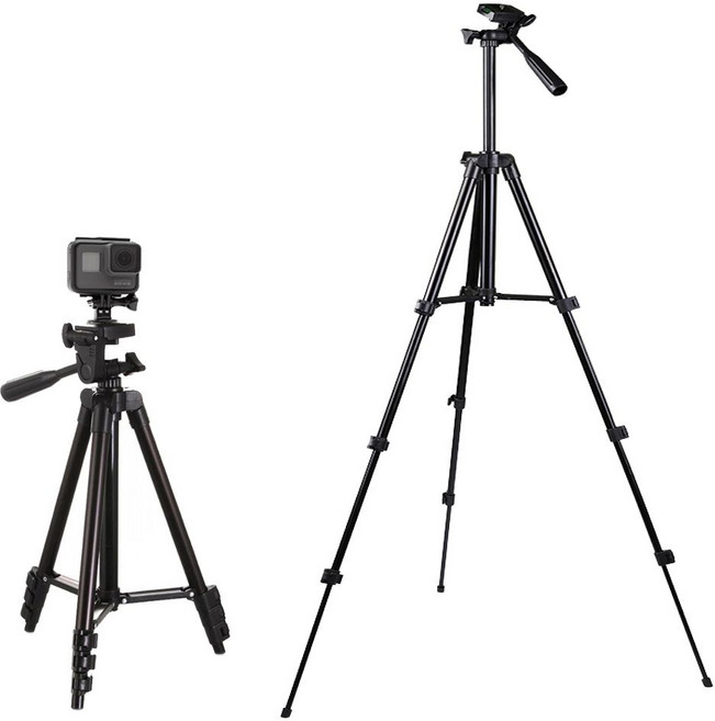 스마트폰 액션캠 블랙 삼각대 SJ4000 SJ9000_JL2508190824, 모델명, 1개