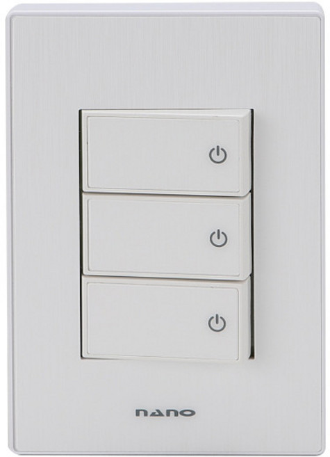 나노 스위치 아트 2 3구 3로 화이트, 1개