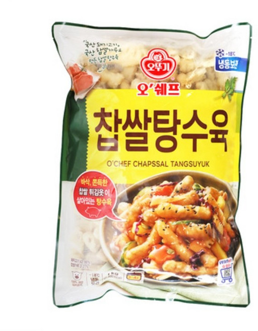 오뚜기 오쉐프 찹쌀탕수육 1kg, 7개