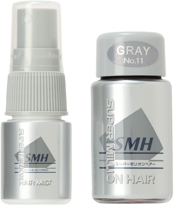 슈퍼밀리언헤어 흑채 미니 세트, NO.11 그레이, 1개