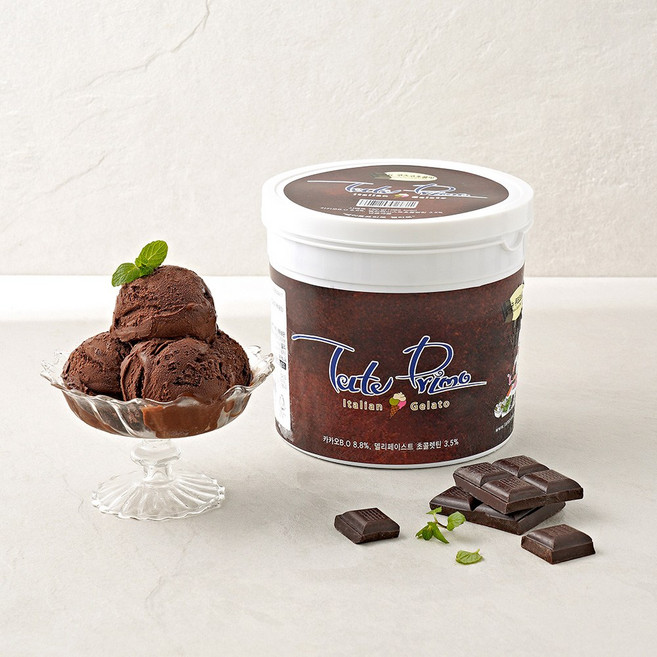 퍼먹는 아이스크림 파브리 젤라또 750g 요거트 바닐라 스트로베리 비스초코 맛선택, 쿠즈코초코, 1개