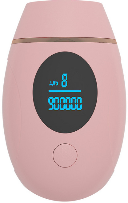 [화오시야]레이저 빙점탈모기 휴대용 ipl 광자스킨 제모기 남녀가 전신 탈모계기 탈모기, 분홍색