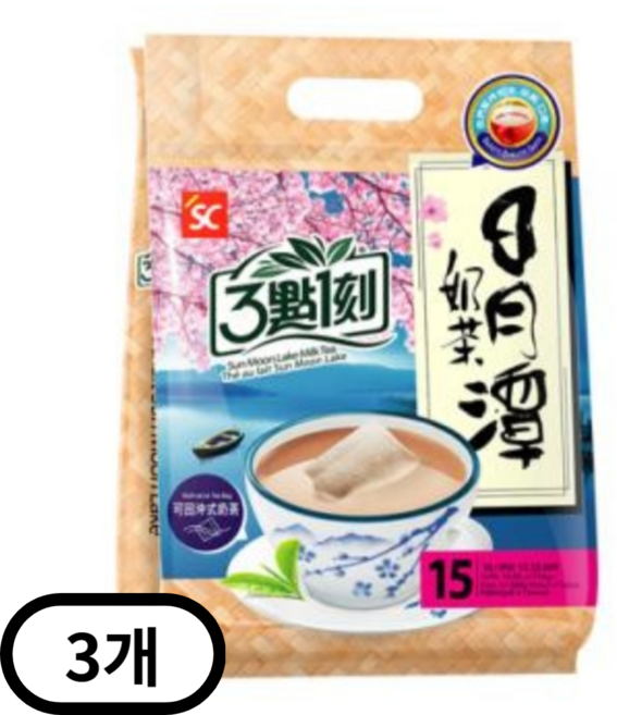 3시15분 일월담 밀크티, 20g, 15개입, 3개