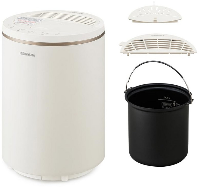 400ml 3L 2WAY AHM-MHU40A-W 아이리스 오야마 가습기 스팀식(가열식) 가습량 탱크, AHM-MHU40A