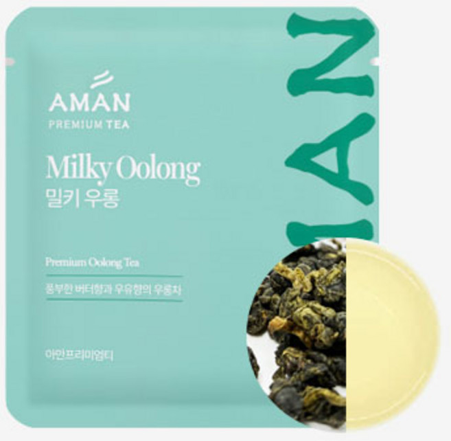 [아만프리미엄티] 밀키 우롱, 1개, 100개입, 2.5g