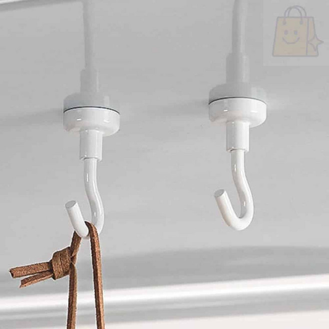 쏘굿픽 자석 후크 16mm 10p, 2자석훅16mm-흰색10p