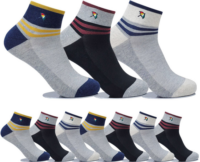 아놀드파마 남자캐주얼양말 매쉬단목 10켤레 AP5649