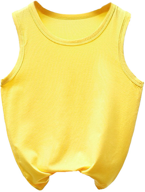 兒童素色無袖背心 柔軟親膚透氣舒適 多色可選