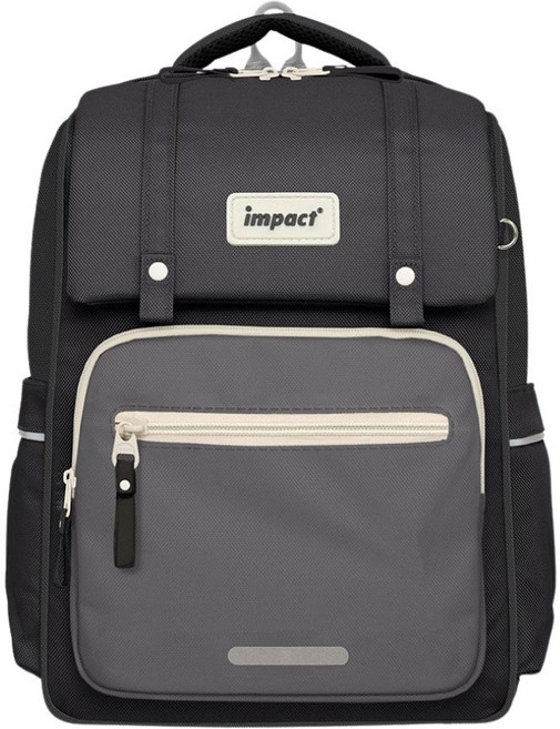 IMPACT 怡寶 莫蘭迪系列 經典學院 護脊書包 IM00508BK