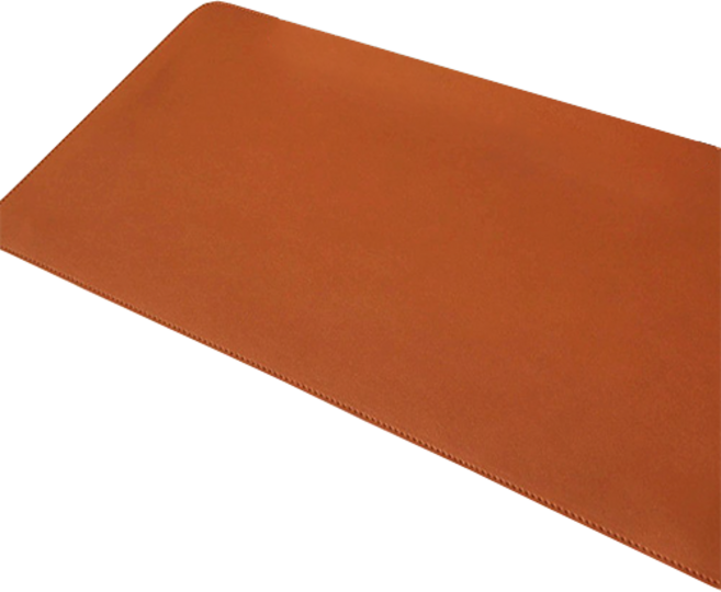 데스크매트 책상패드 대형 가죽 깔개 깔판, 브라운