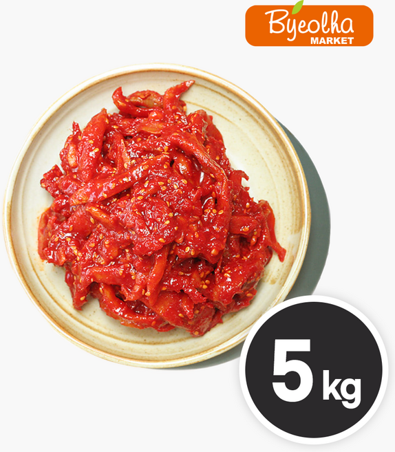 별하 대용량 명태 회무침 5kg 명태초무침 코다리 냉면 명태회 업소용 식당용, 1개