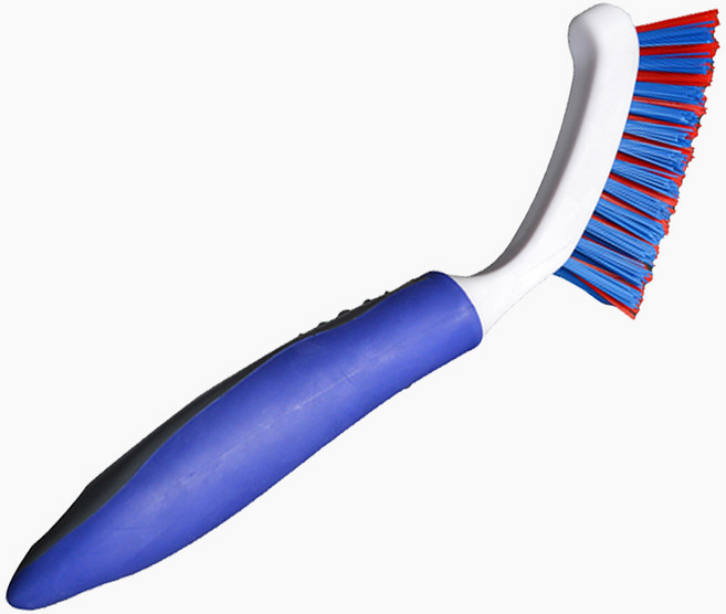 V컷 청소솔(22cm) 빳빳한 틈새솔 다용도 나일론 소재 강한 내구성, 1개, 혼합