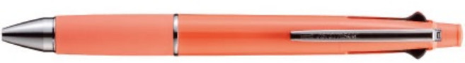 uni 三菱 JETSTREAM 4&1 多功能筆 MSXE5-1000, 1個, 0.5mm Coral Orange