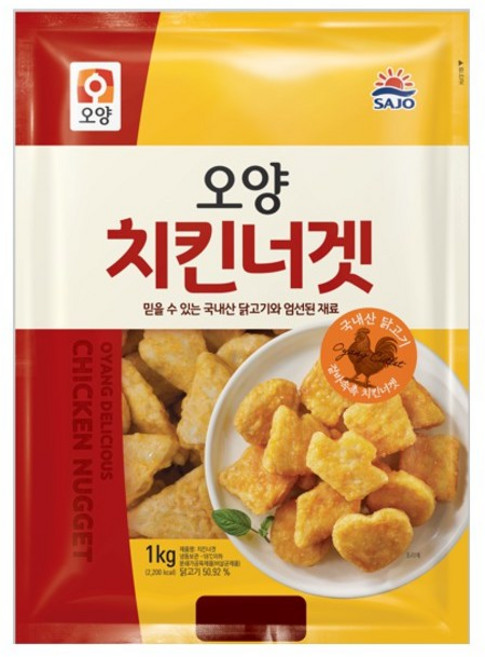 사조오양 치킨너겟 10kg (1kg 10E.A.), 1개