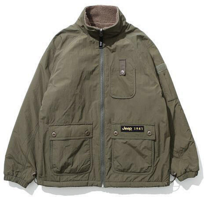 지프 지프 리버시블 뽀글이 야상 점퍼 GM1JPU252-2 (P001773117)