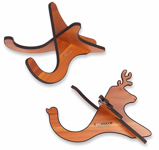 트윙클 악기 스탠드 받침대 우쿨렐레 바이올린 미니하프 기타 악기 걸이 거치대, 1개